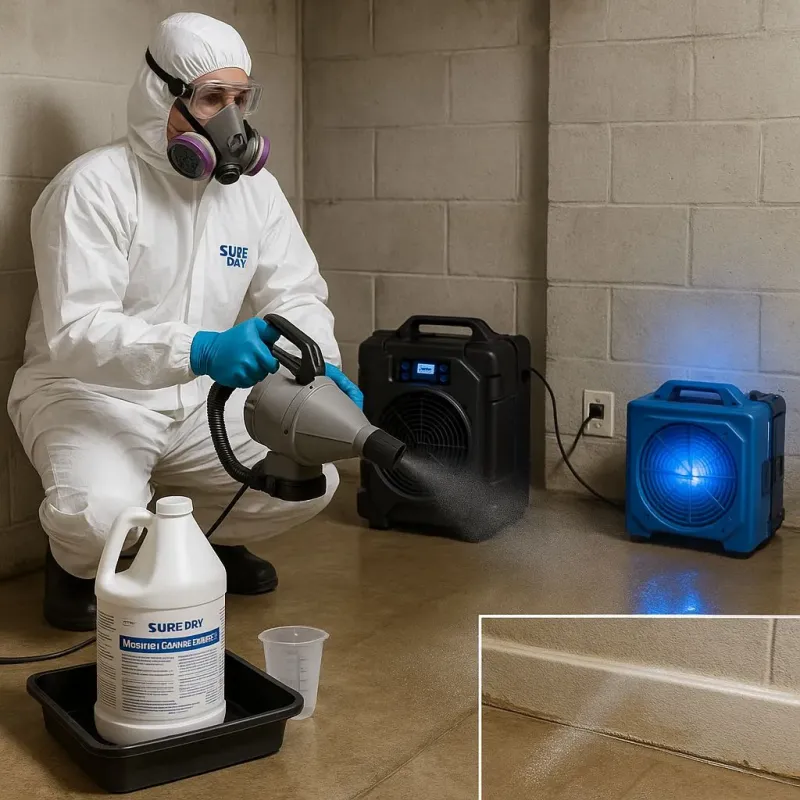 Sanitization and Odor Removal process in Weirton Heights, WV