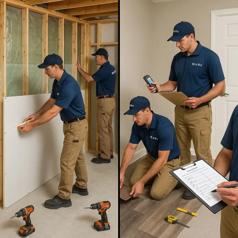 Repairs and Reconstruction process in Weirton Heights, WV