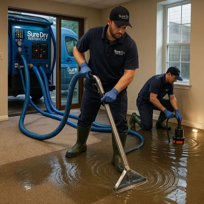 Water Extraction and Removal process in Weirton Heights, WV